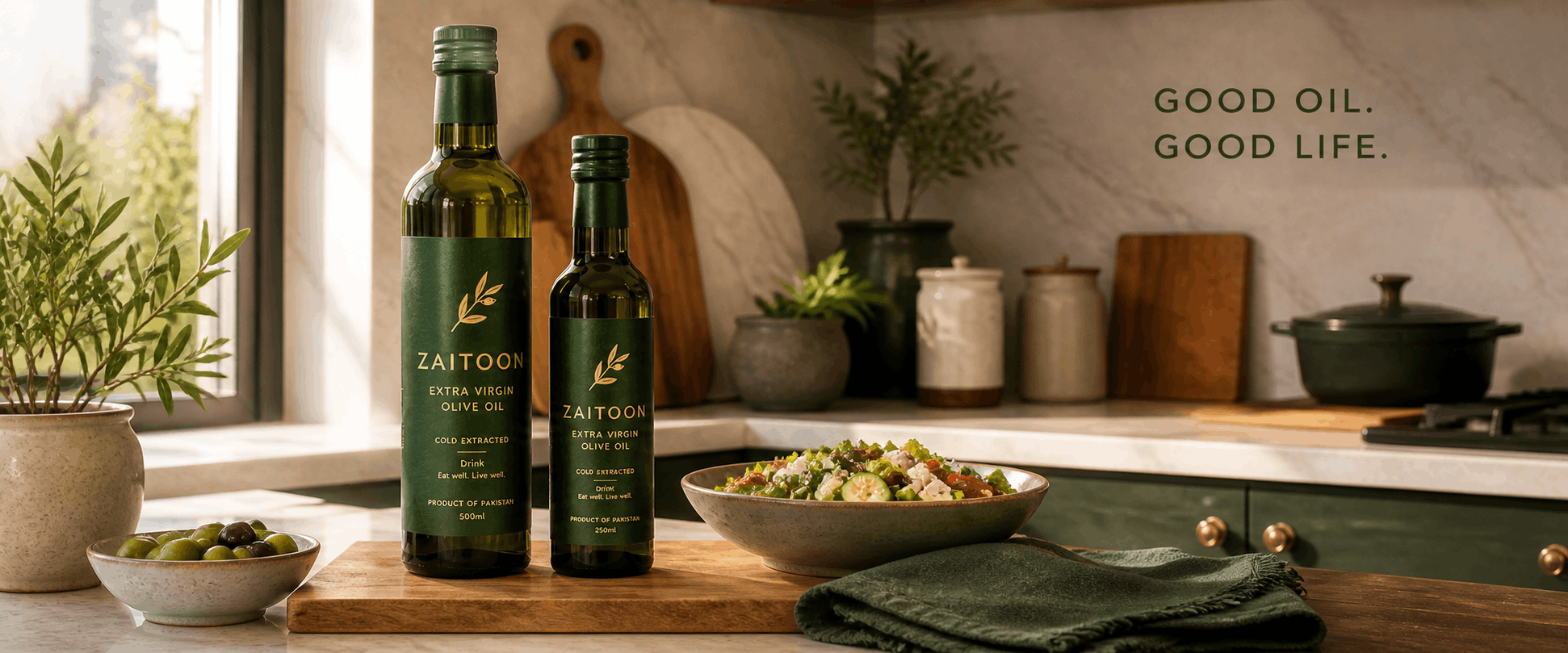 Buy extra virgin olive oil in Lahore — Zaitoon EVOO home delivery