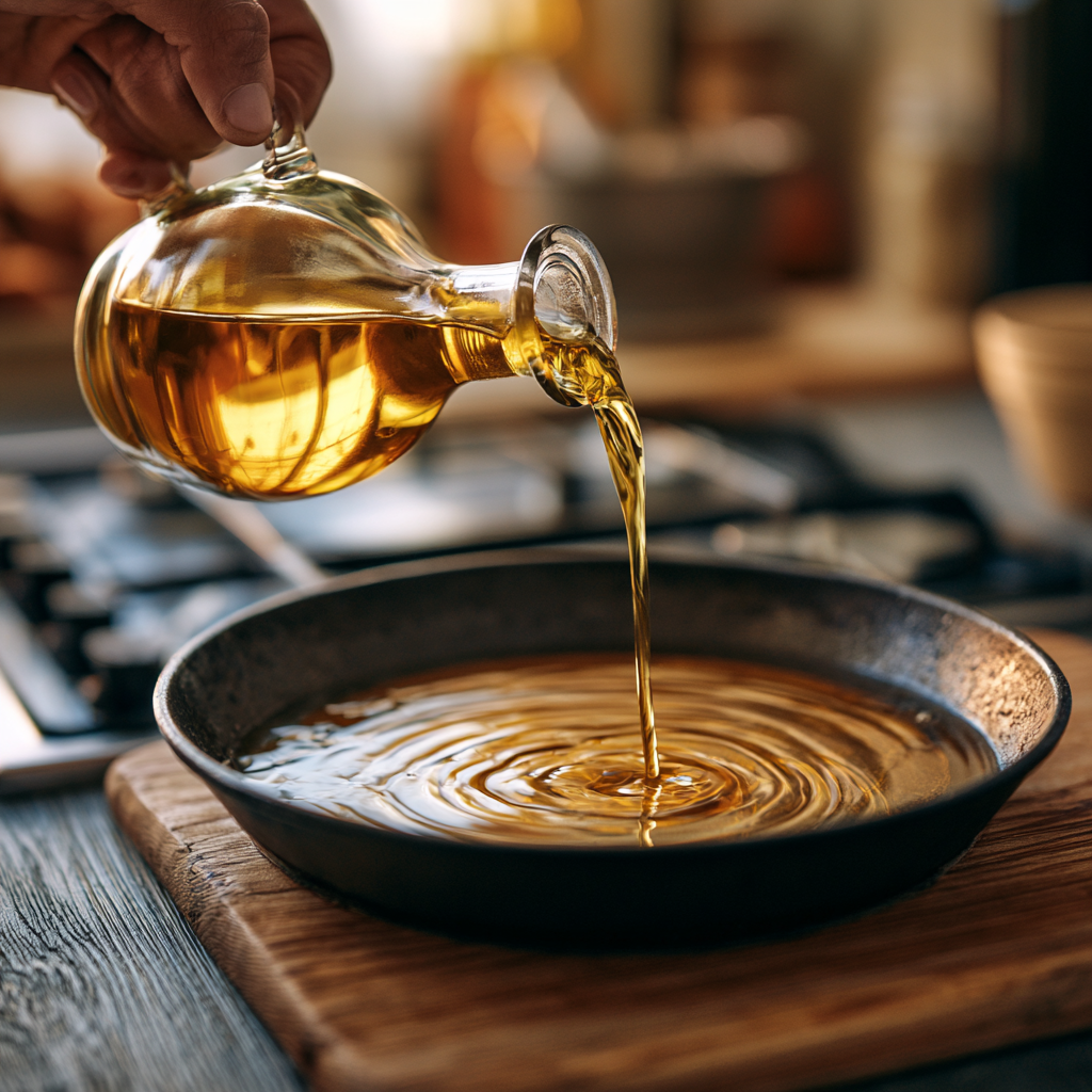 Olive pomace oil high-heat cooking — karahi, deep-frying, tarka Islamabad