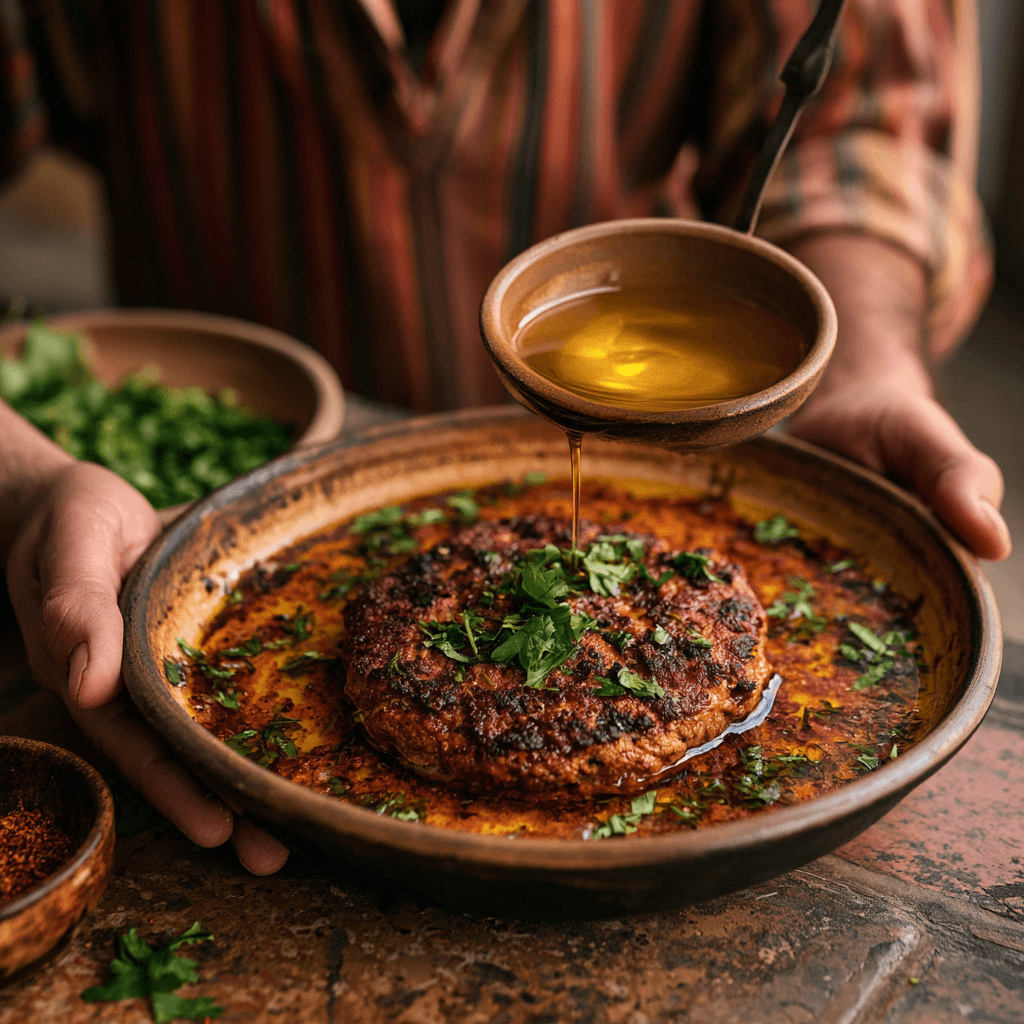 Olive pomace oil high-heat cooking — chapli kebab, karahi gosht, deep-frying Peshawar